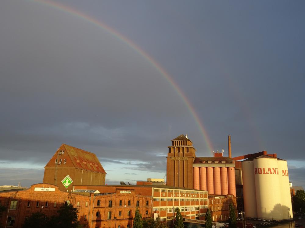 Rolandmühle mit Regenbogen